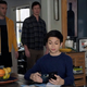 Andy Favreau, Anders Holm, and J.J. Totah